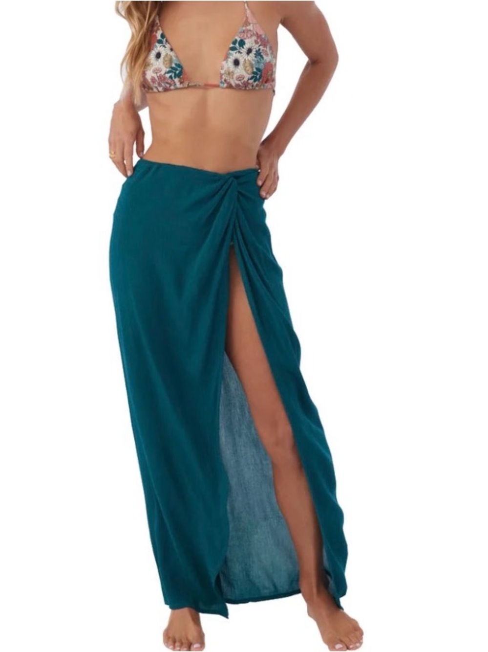 NWT O'Neill Hanalei Skirt Coverup Teal